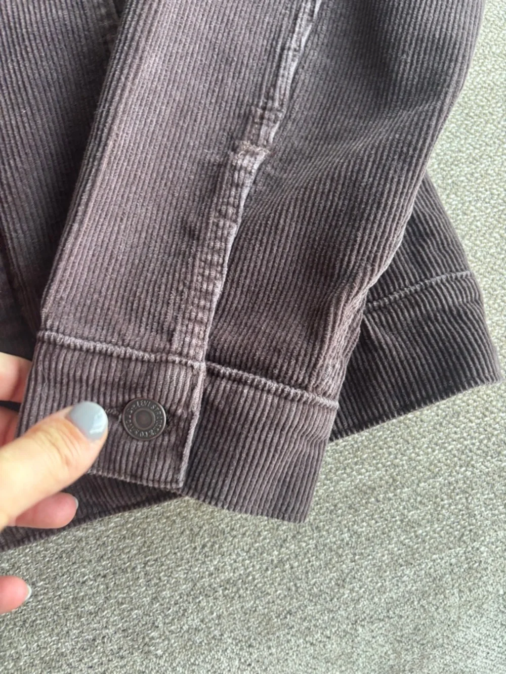 Levi's Dark Brown Corduroy Truck Jacket - Picture 10 of 14